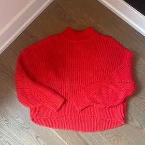 Red-Orange Sweater